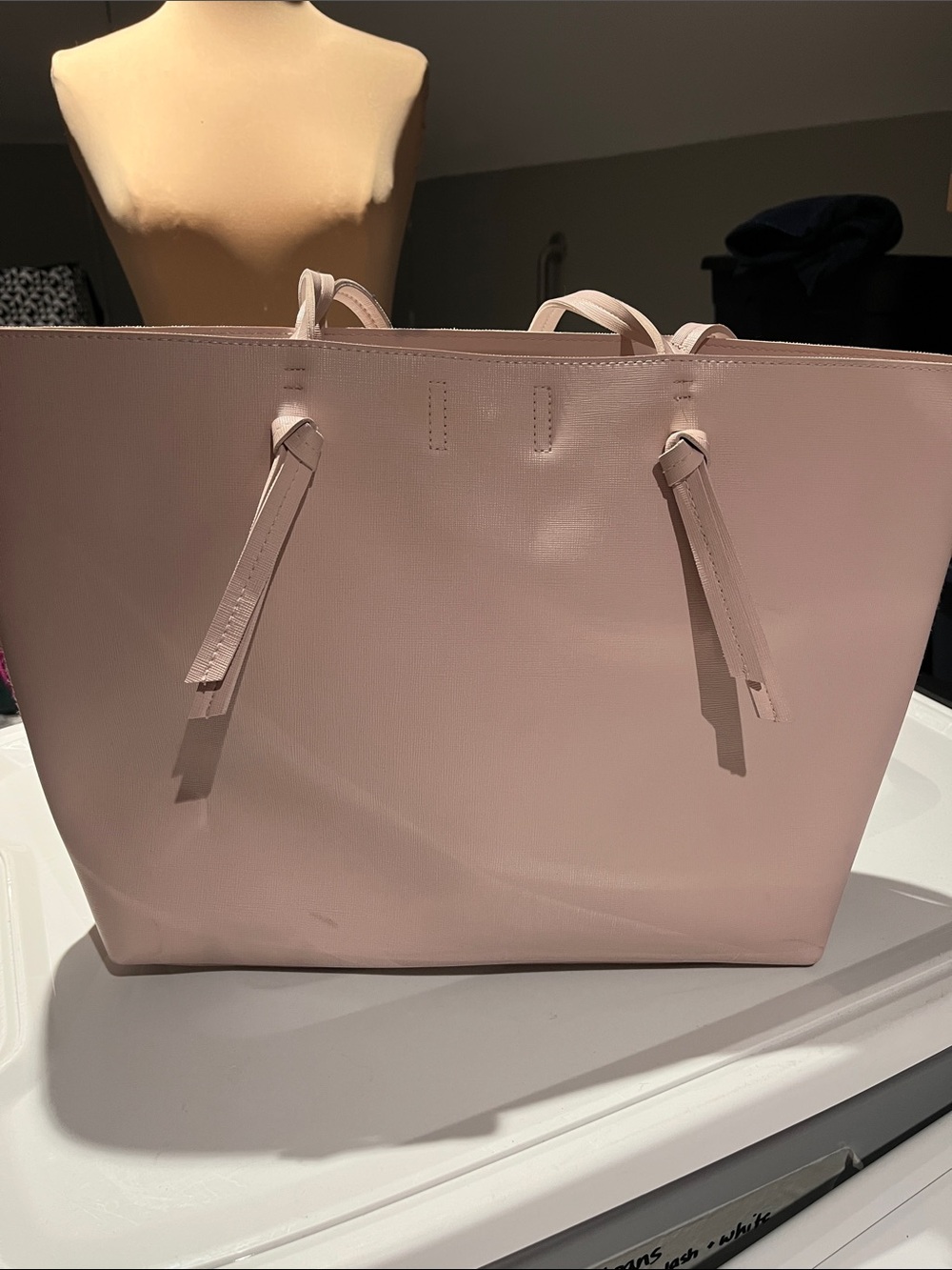 Everyday Minimalist Tote in Pale Pink